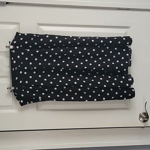 Midi Challis Button Front Skirt